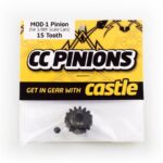 Castle CC PINION 15 Tooth - MOD1 5mm shaft CC6509