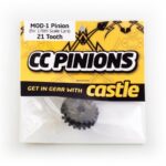 Castle CC PINION 21 Tooth - MOD1 5mm shaft CC6512