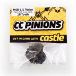 Castle CC PINION 16 Tooth - MOD1.5, 8mm shaft (for use with CMIR075 CC6525