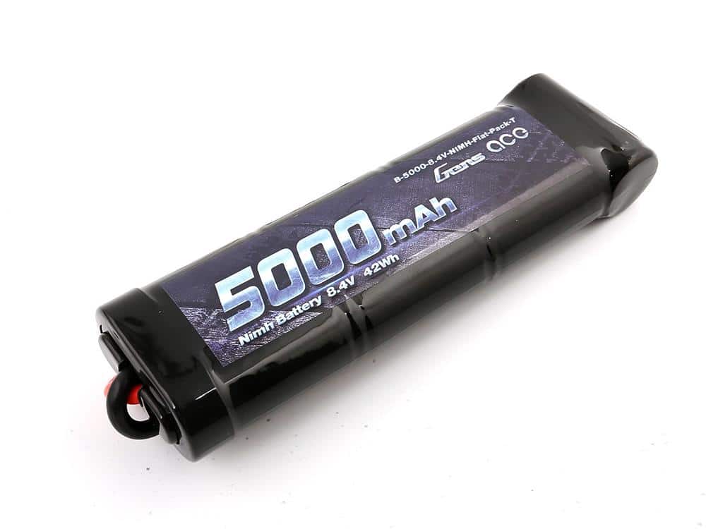 O-GC7N5000F-T Gens Ace NiMH 8.4V Flat 5000mAh with T-Type GC7N5000F-T - Image 1