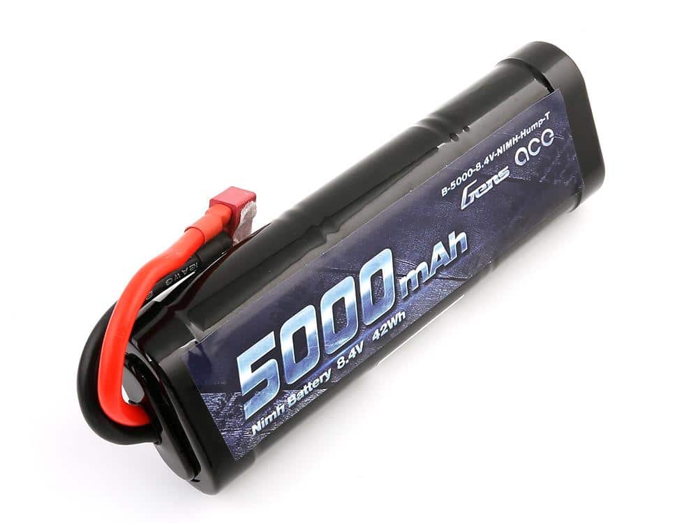 O-GC7N5000H-T Gens Ace NiMH 8.4V Hump 5000mAh with T-Type GC7N5000H-T - Image 1