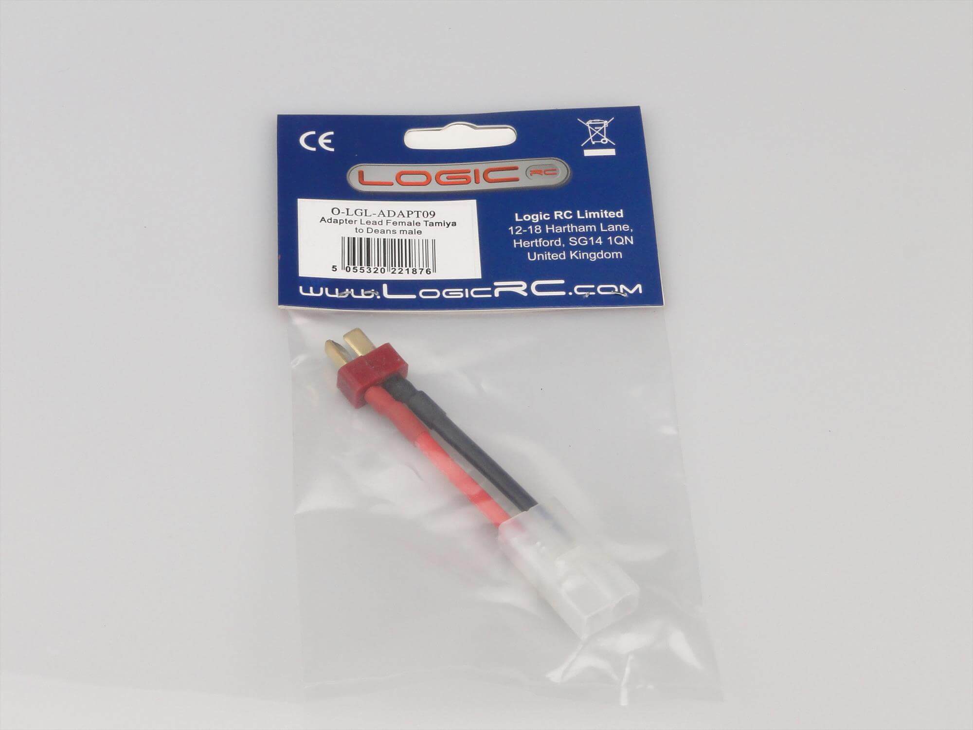 O-LGL-ADAPT09 Logic Adapter Lead Female Tamiya to Deans Male LGL-ADAPT09 - Image 1