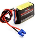Spektrum 3000mAh 2S 6.6V Li-Fe Receiver Battery SPMB3000LFRX