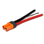 Spektrum IC5 Battery Connector  4" / 100mm; 10 AWG SPMXCA505