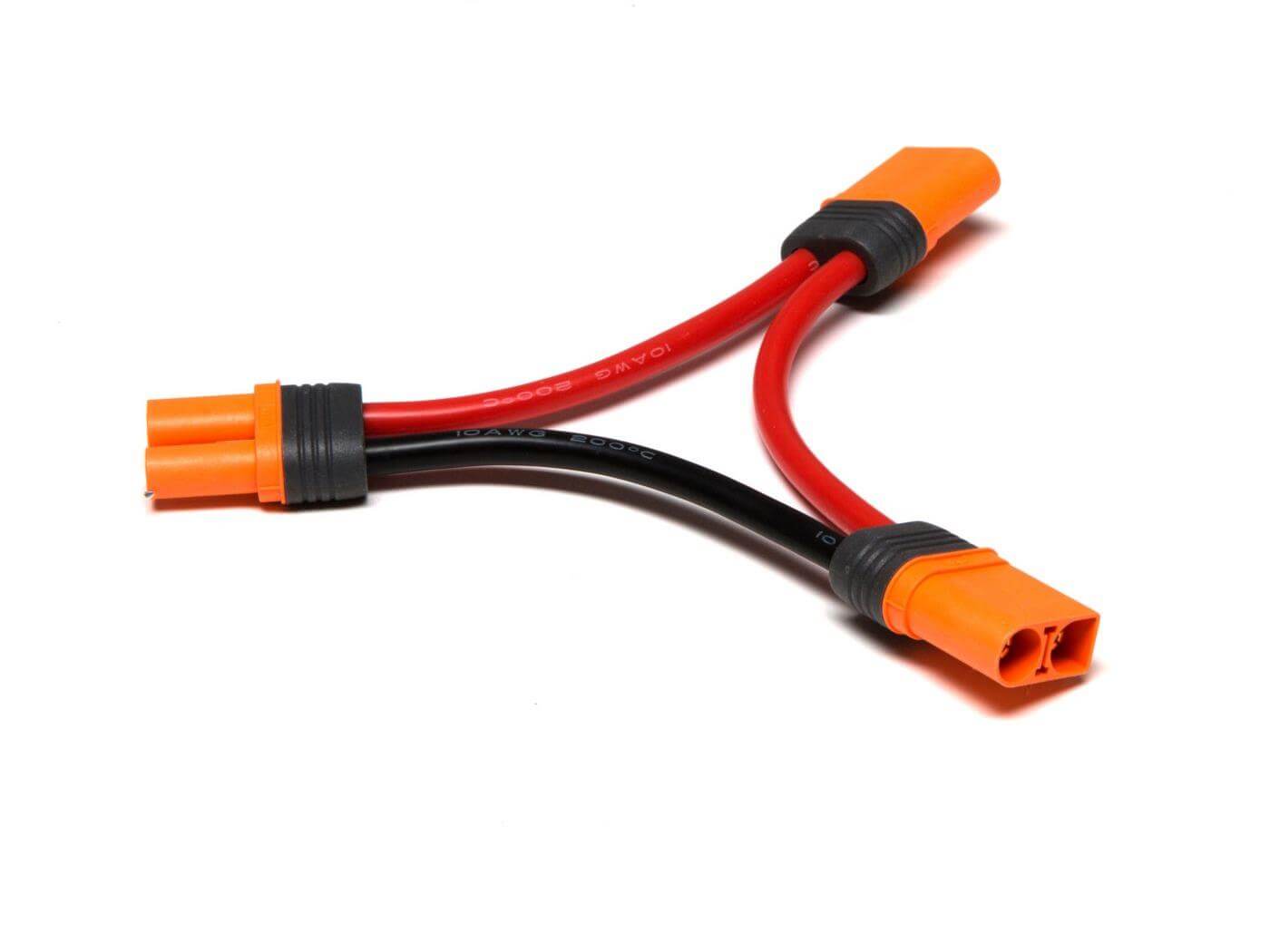 O-SPMXCA506 Spektrum IC5 Battery Series Harness 4" / 100mm; 10 AWG SPMXCA506 - Image 1