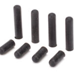 Spektrum Silicon Switch Cover Set Black: DX18QQ SPMA3075