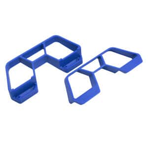 RPM70655 RPM Blue Nerf Bars Traxxas Slash Lcg 4X4, 1/10 Rally RPM70655 - Image 1