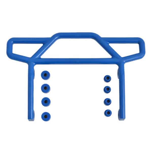 RPM70815 RPM Blue Rear Bumper For Traxxas Elec Rustler 2Wd RPM70815 - Image 1