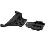 RPM Traxxas Slash Lcg 4X4 Chassis/ 10Th Rally Fr. Bulkhead Black RPM73562