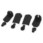 RPM Shock Shaft Guards For Traxxas 1/10Th Scale Shocks - Black RPM80402