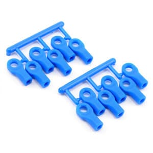 RPM80475 RPM Traxxas Short Rod Ends - Blue (12) Replaces Trx #5347 RPM80475 - Image 1