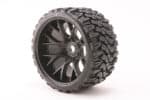 Sweep Terrain Crusher Belted Black 17mm Wheels 1/2 Off SRC1002B (2)