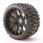 Sweep Terrain Crusher Belted Black 17mm Wheels 1/2 Off SRC1002B (2)