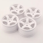 Sweep Mini 5-Spoke Wheel Type A White (4) SW0001