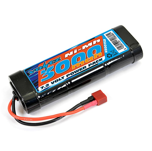 VZ0015D Voltz 3000Mah NiMh Stick Pack 7.2V W/Deans Connector VZ0015D - Image 1