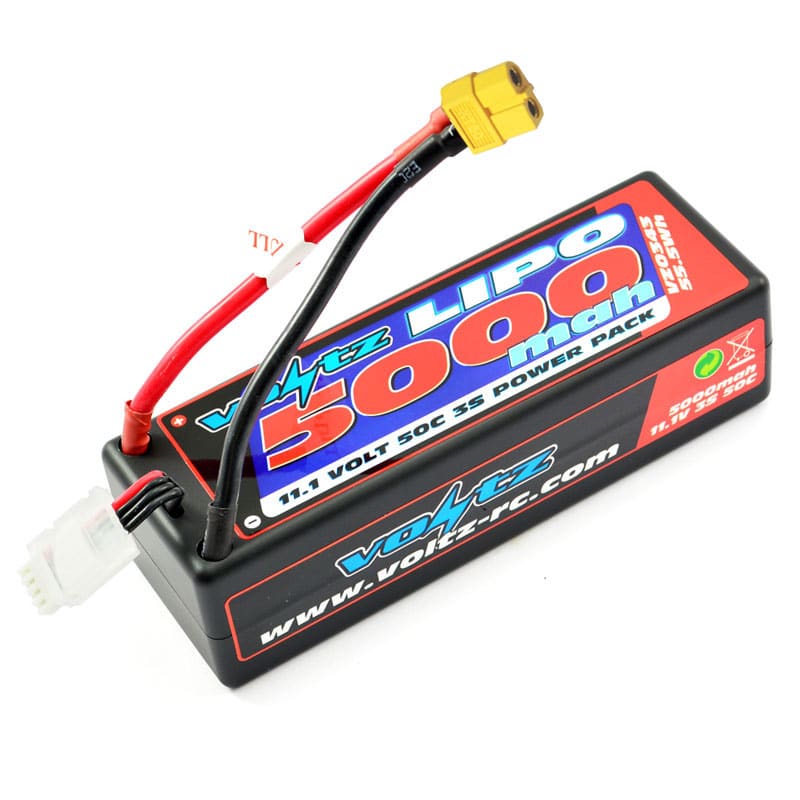 VZ0343XT60 Voltz 5000Mah Hard Case 11.1v (3s) 50C Lipo Stick Pack XT60 VZ0343XT60 - Image 1