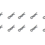 Arrma Body Clip 6mm Black (10) AR320005