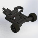 Arrma Wheelie Bar Set Nero AR320255