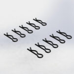 Arrma Body Clip Large Black (10) AR320278