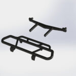 Arrma SC Rear Bumper and Body Mount Set AR320319