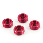 Arrma Nut Front Hub Aluminum Red (4) AR330196