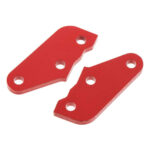 Arrma Steering Plate A Aluminum Red (2) AR340072