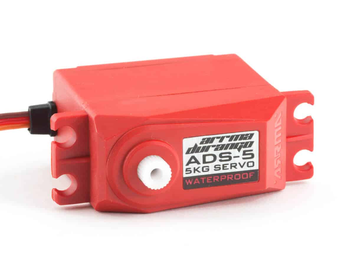Z-AR390133 Arrma ADS-5 V2 4.5kg Waterproof Servo Red AR390133 - Image 1