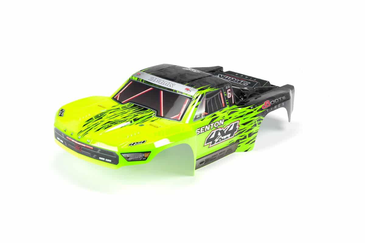 Z-AR402204 Arrma Body Pntd Decal Trim Green SENTON 4x4 BLX AR402204 - Image 1
