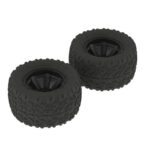 Arrma Copperhead MT Tire/Wheel Glued Black (2) AR550014
