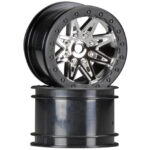 Axial 2.2 Rebel Wheels 41mm Wide Chrm/Blk (2) AX08137