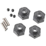 Axial Aluminum Hex Hub 12mm Black (4) AX30429