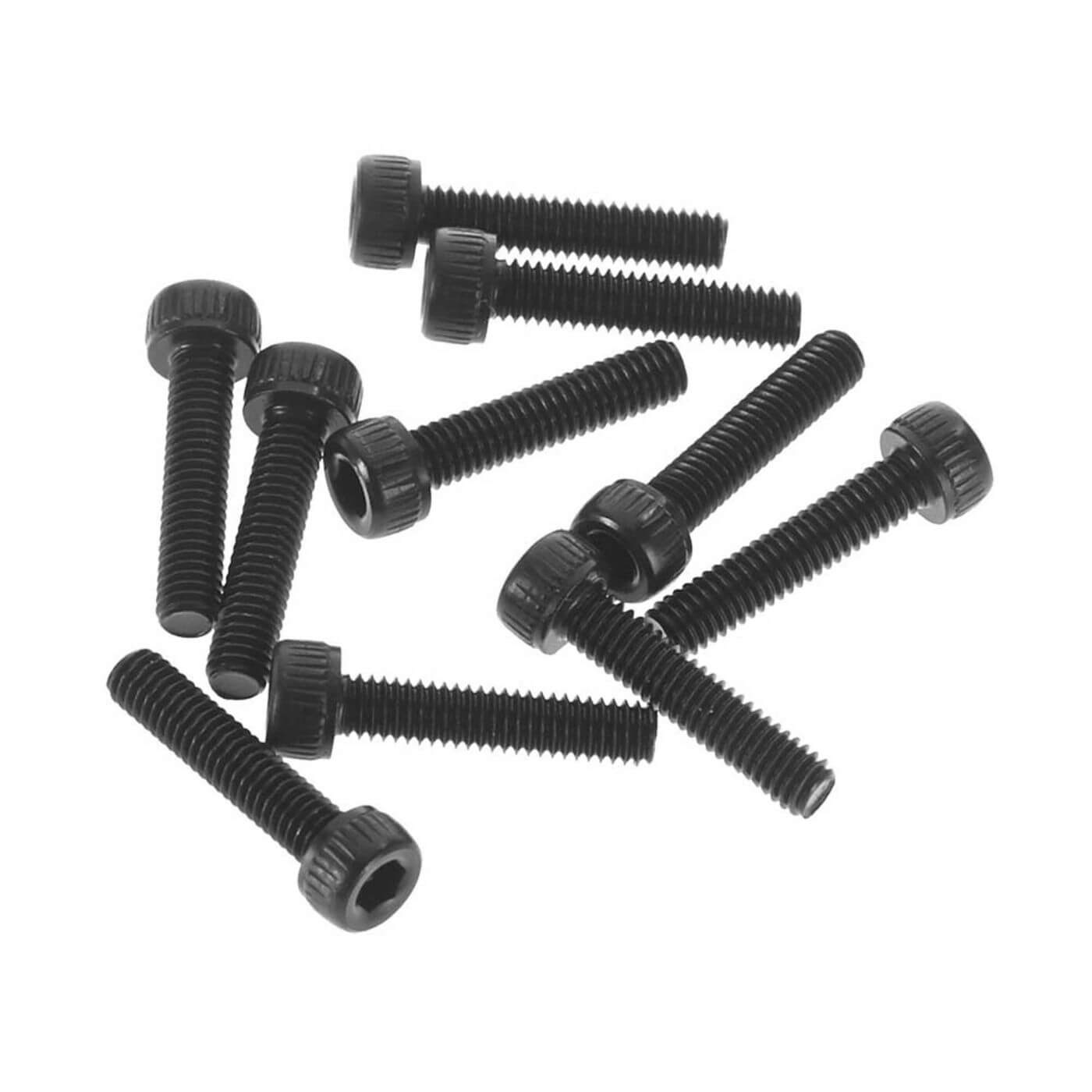Z-AX31398 Axial M2.6x12mm Cap Head Screw Black (10) AX31398 - Image 1