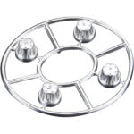 Axial Hub Cover Set Satin Chrome (4) AX8080
