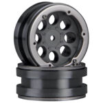 Axial 8-Hole 1.9 Beadlock Wheel Black (2) AX8087