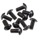 Axial Hex Socket Button Head Black M3x6mm (10) AXA0113