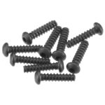 Axial HexSckt TappingButton Hd M2.6x10mm Blk(10) AXA0424