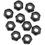 Axial Nylon Locking Hex Nut M3 Black (10) AXA1053
