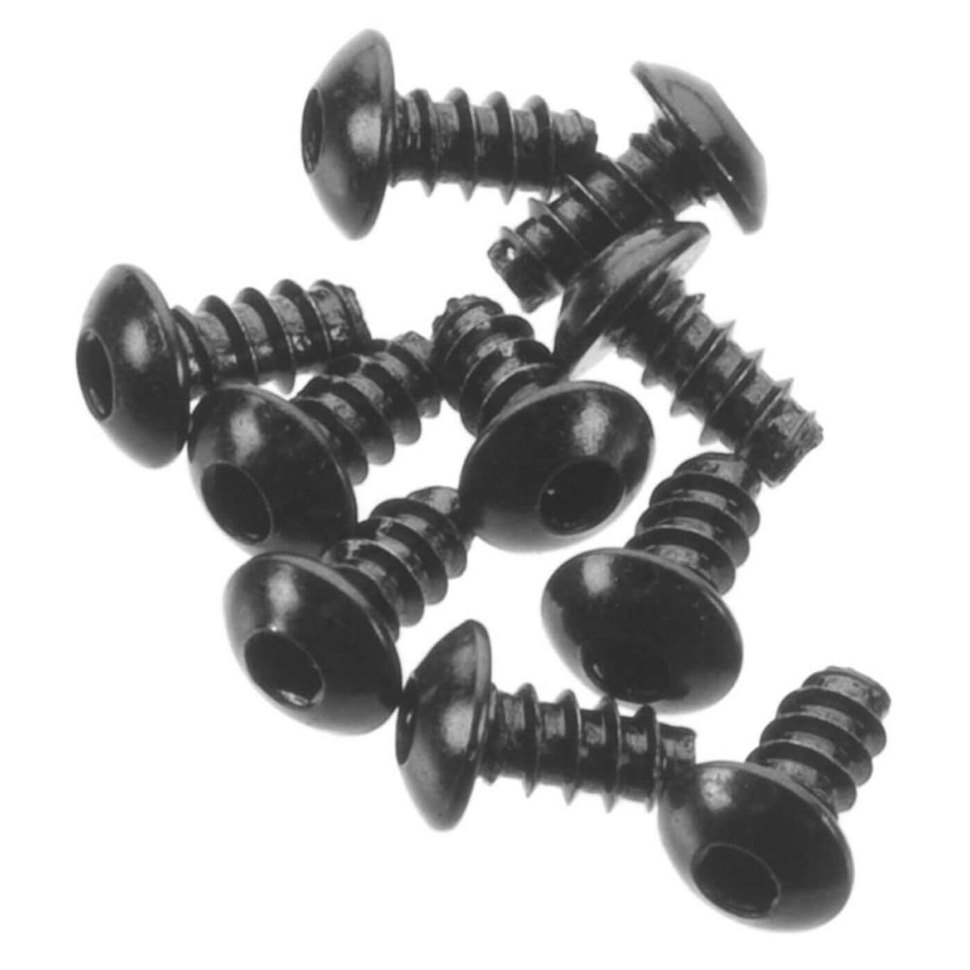 Z-AXA433 Axial Hex Socket Button Head M3x6mm Black (10) AXA433 - Image 1