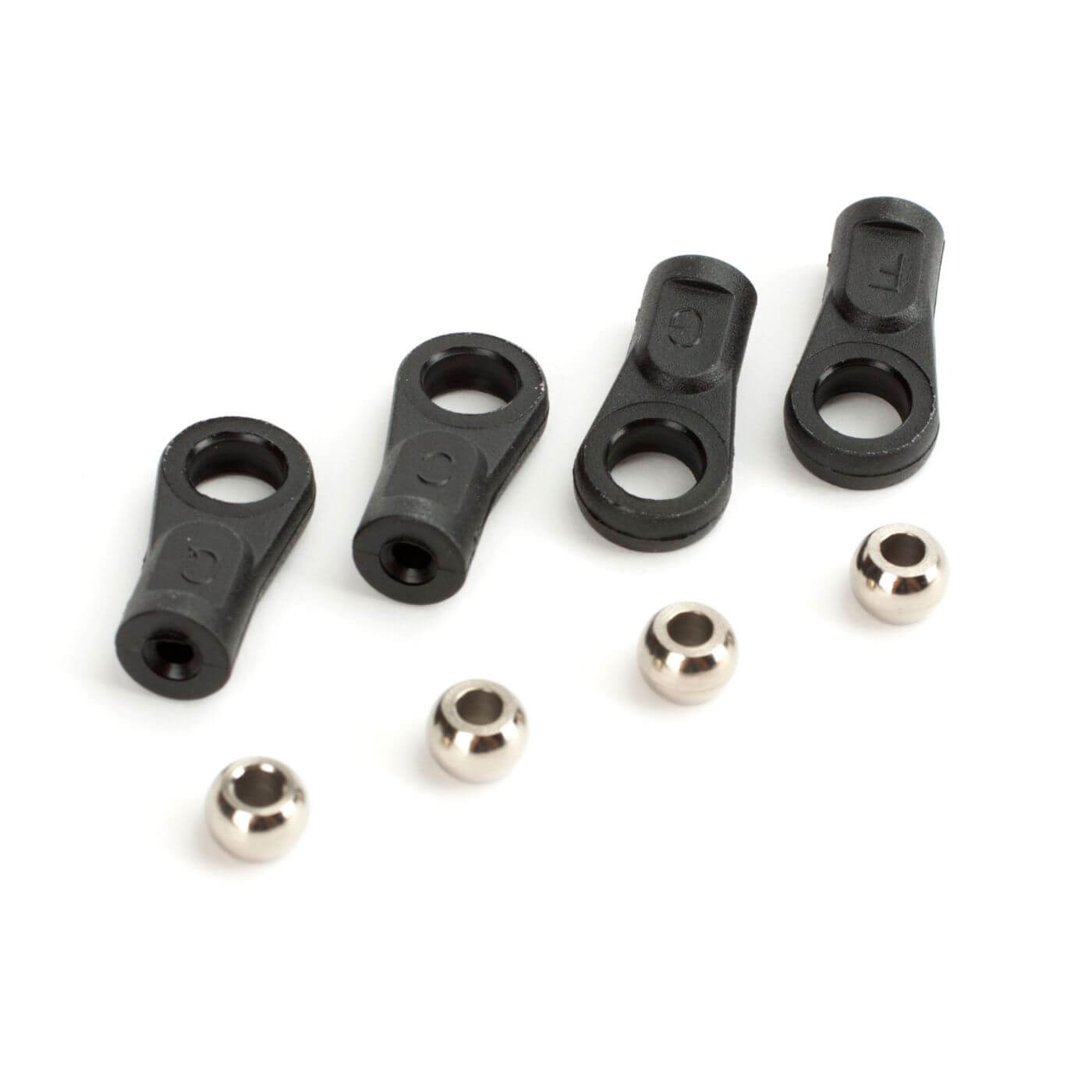 Z-ECX0881 ECX Shock Rod Ends/Pivot Balls (4): Revenge Type E/N ECX0881 - Image 1