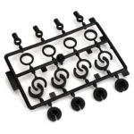 ECX Shock End, Spr Cup, Spr Clip Set: 1:10 2wd All ECX1038
