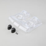 Losi Interior Set with Helmets, Clear: Baja Rey LOS230020