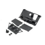 Losi Rear Bulkhead,Fan Panel, Mudguards: Baja Rey LOS231005