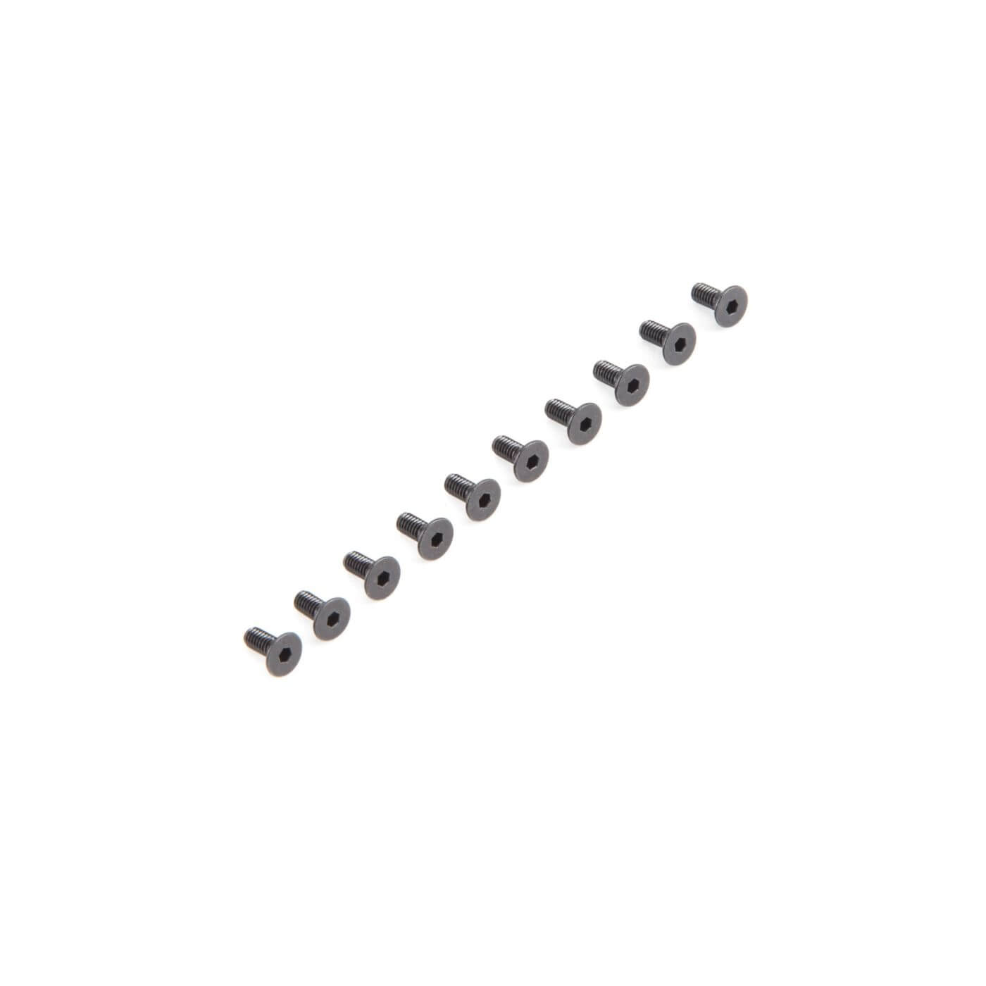 Z-LOS235008 Losi Flat Head Screws M2.5 x 5mm (10) LOS235008 - Image 1