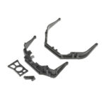 Losi Fr/RrChassisBraceSet&DiffRetainer Ring: LST 3XL-E LOS241017