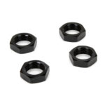 Losi Wheel Nut, Black (4): MTXL LOS252051