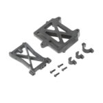 Losi ESC Mount Plate, Standoff & Clamps: DBXL-E LOS252060