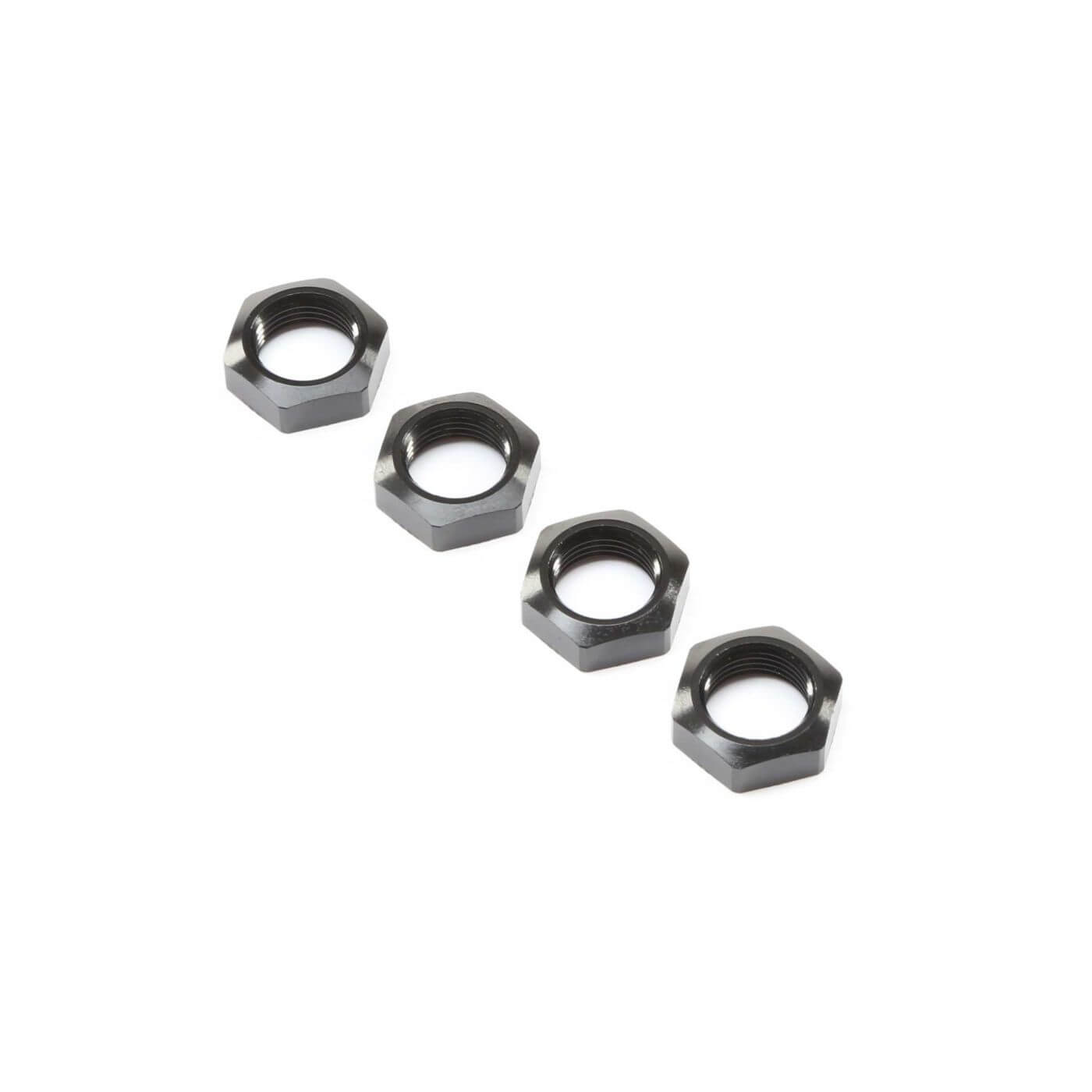 Z-LOS252078 Losi Wheel Nut, Black (4): Super Baja Rey LOS252078 - Image 1
