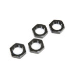 Losi Wheel Nuts, Black (4): 5ive-T 2.0 LOS252098