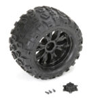 Losi Wheel and Tire Mounted (2): TEN MT LOS43010