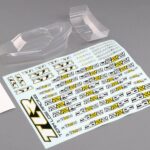 Team Losi Racing Ultra Lightweight Body & Wing, Clear: 22 5.0 TLR230013